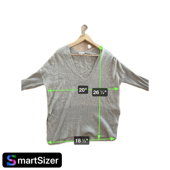 Rails Giselle Wool Cashmere Blend Tunic Sweater Women's Size Small Heather Gray - Picture 7 of 7